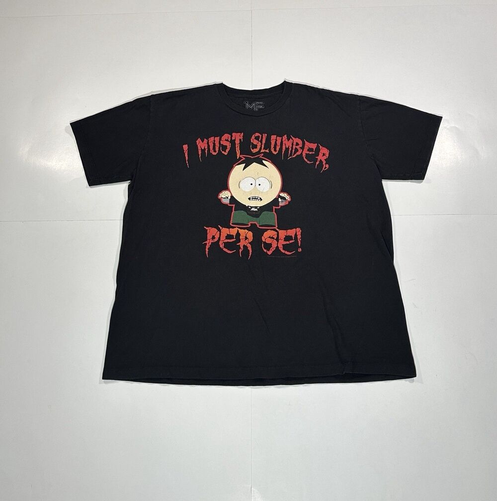 Vintage South Park Vampire Butters Stotch Vamp Kids T-Shirt Size XL RARE 2009